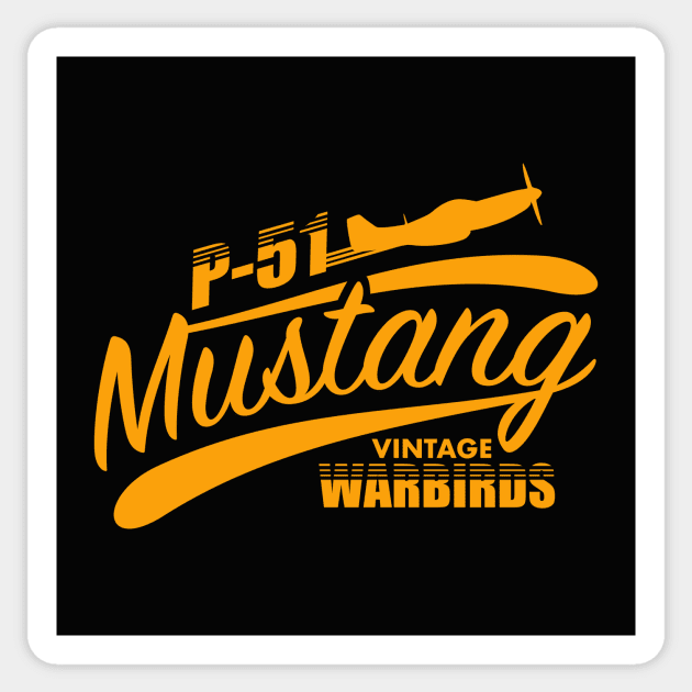 P-51 Mustang Sticker by Firemission45